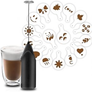 Mousseur à lait, émulsifiant, mini-fouet électrique 16 000 tours/minute, mixeur à café, poussoir à lait - Neuf