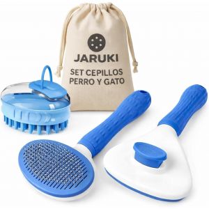 Jgd-Kit Brosse Anti-Poils D'animaux Et Brosse De Toilette, Convient Pour Chiens Et Chats, Brosse Pour Chiens, Brosse Pour Chats, Brosse Pour Animaux De Compagnie, Sac De Rangement Inclus, Brosse Po - Neuf