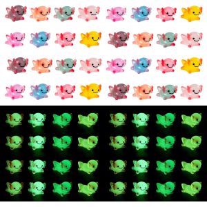 Mevronisshop-Lot De 32 Mini Figurines Miniatures Lumineuses En R&eacute;sine Pour Jardin, Aquarium, Maison De Poup&eacute;e, D&eacute;coration De F&ecirc;te - Neuf