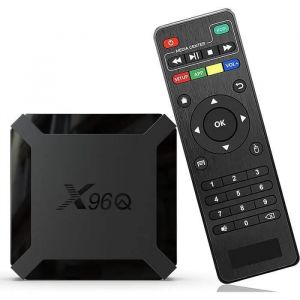 Boitier iptv TV BOX Android 10.0 X96Q TV Box H616 Quad core 2 Go de RAM 16 Go de Rom 4K WiFi 2.4Ghz Smart TV Box Lecteur Multimédia - Neuf