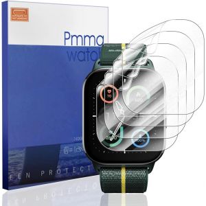 AEFJ-Protection &Eacute;cran pour Motorola Moto Watch Fit Verre Tremp&eacute;, 4 Pi&egrave;ces HD Anti-Rayures Film Protecteur Composite [3D Couverture Compl&egrave;te] TPU Souple Film Protecteur - Neuf