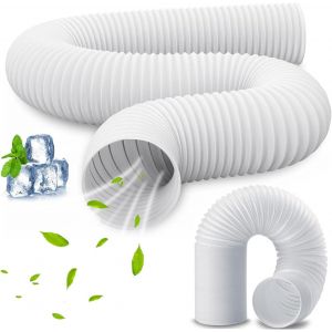 Tuyau d'&eacute;vacuation de 2 m,diam&egrave;tre : 150 mm,r&eacute;tractable,portable,utilis&eacute; pour climatisation,s&egrave;che-linge,hotte aspirante - Neuf