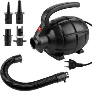 Loc-600w Pompe Électrique,Pompe À Air Électrique,Gonfleur & Dégonfleur,Gonfleur Electrique Avec 4 Becs Pour Matelas Gonflable,Sofa Gonflable,Piscine Gonflable,Portative Pompe À Air Puissante - Neuf