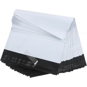 Jexnovashop-Emballage Colis Vinted Grand Sacs D'exp&eacute;dition Envoi Plastique 35cm*50cm Bo&icirc;te &Agrave; Chaussures V&ecirc;tements Textiles Couverture Serviette De Bain, Imperm&eacute;able Auto Adh&eacute;sive Et Opaque (20pcs Bla - Neuf