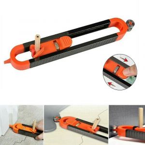 Calibre de contour avec porte-crayon r&eacute;glable pour le marquage des surfaces - Neuf