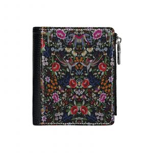 Portefeuille Châle Manton Flamenco Espagnol Motif_2881 Compact en Simili-Cuir PU Porte-Cartes avec Fermeture Éclair Multi-Poches Unisexe Homme Femme A - Neuf