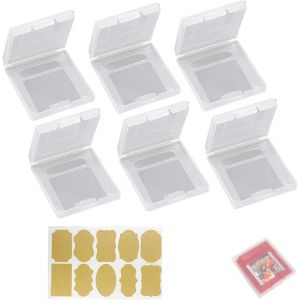 Kal-6 Pièces Boîte Couverture De Poussière,Carte De Jeu En Plastique Clair De La Cartouche De Stockage Cas,Protecteurs De Jeu En Boîte,Boîtier De Protection Emballage,Pour Gameboy Color,Gameboy Pocke - Neuf