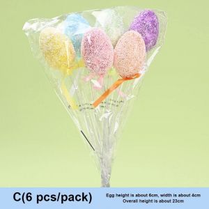 Oeufs de simulation color&eacute;s de P&acirc;ques Bulle Fortuna Jouet Oeuf Dr&ocirc;les Jouets Pour D&eacute;coration De F&ecirc;te De P&acirc;ques C - Neuf