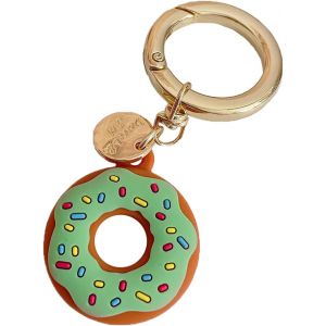 MEVRONISSHOP-Silicone Porte Cle Vert 3,5 * 10cm Coque R&eacute;sistant aux Rayures et aux Chocs Compatible Tag Protection Lavable sans Danger pour Les Enfants Animaux Bagages Sacs - Neuf