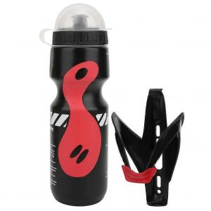 Support De Porte-Bidon D'eau De Vélo De Montagne Texture De Fibre De Carbone En Forme De V Bouilloire Stand Set Accessoire De Vélobouteille D'eau - Neuf