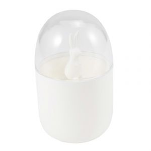 Porte-Coton-Tige,Petit Coton-Tige Q-Tips Rangement Des Cure-Dents (Lapin) - Neuf