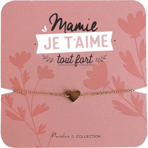 Eryi-Bracelet Maman Ou Mamie | Acier Inoxydable Doré | Cadeau Fête Des Mères, Fête Des Grands-Mères | Livré Avec Une Jolie Boite Cadeau - Neuf