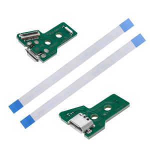 Lot De 2 Câbles Ruban Jds-055 Et 12 Broches Compatibles Avec Manette Sans Fil Ps4 Pro Et Ps4 Slim - Neuf