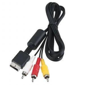 1.8m Audio Video Av C&acirc;ble Fil 3 Rca Cordon Pour Ps2 Console Gamepad C&acirc;ble - Neuf