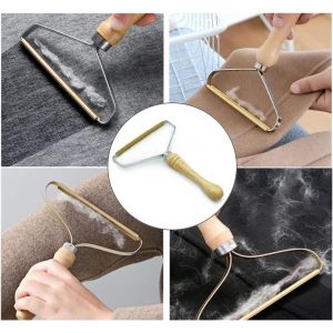 Brosse Anti-Peluches Portable Pour Animaux Domestiques, Rasoir R&eacute;utilisable Pour Tapis, Canap&eacute;s, Lits, Meubles, V&ecirc;tements, Chats, Chiens, Outils Professionnels De Nettoyage - Neuf