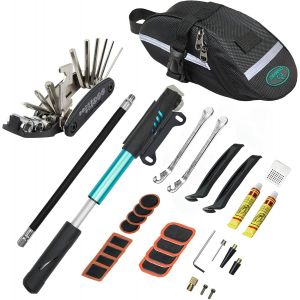 Subzonal-Kit Reparation Velo, Kit Crevaison Velo, Kit Velo Convient Pour Une Utilisation Dans Des Situations D'urgence Lors De Voyages Longue Distance - Neuf