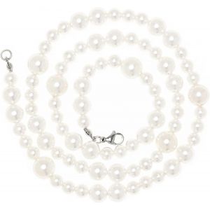 Kal-Collier De Perles Enfant 6mm 8mm 10mm Taille Mix Largeur Réel Perles De Coquille D'eau Douce Hip Hop Rappeur Collier Ras Du Cou, Cadeau Pour Lui - Neuf