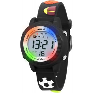 Jgd-Licorne Enfants Montre Digitale Et Collier Set Montre &Eacute;tanche Avec Alarme Chronom&egrave;tre Clignotant Lumi&egrave;res 3d Cartoon Bande Silicone Cadeaux D'anniversaire Pour Filles De 3 &Agrave; 12 Ans - Neuf