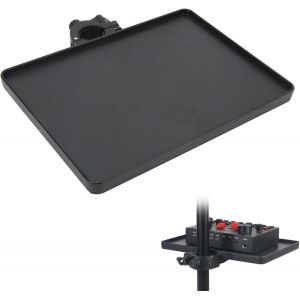 ChenQuanSarl-Plateau De Support De Microphone,Plateau De Carte Son Universel,Tablette Pour Pied De Microphone,Plateau De Support De Micro R&eacute;glable,Plateau Multifonctionnel,Pour Streaming En Direct,En - Neuf