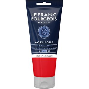 Acrylique Fine Tube 80ml Rouge Vermillon - Neuf