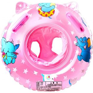 (Rose)Bébé Siège De Piscine,Anneau De Natation Bébé,Anneau De Natation Gonflable,Flotteur De Piscine Pour Bébé Enfants 6-36 Mois,Bouée Gonflable,Équipement De Natation Pour Enfants - Neuf