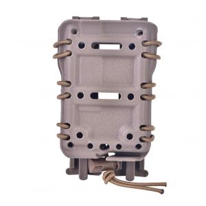 &Eacute;tui De Pochette De Magazine En Plastique Pour Molle Syst&egrave;me Gilet Chasse En Plein Air Camping (Tan) - Neuf