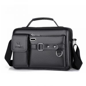 Sac à main en cuir pour bombes pour hommes et femmes,étui à bombes exécutif,sac à main design de luxe,valise en cuir - Black - Neuf