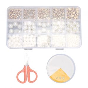 Ensemble De 720 Perles Pentagrammes A 15 Grilles, Accessoires Pour Bracelets, Boucles D'oreilles Et Colliers - Neuf