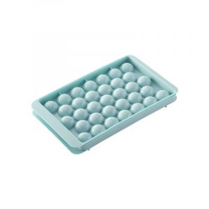 (1 Bac Bleu) Lot De 1 Moule À Glaçons Rond De 3 Cm Pour Congélateur, Bac À Glaçons Pour Boissons, Moule À Glaçons Pour Refroidir Les Cocktails, Whisky - Neuf