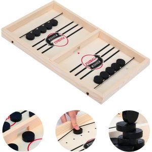 Sansh-Jeu De Société Rapide Slingpuck,Jeu De Palet À Fronde Rapide,Convient Pour L'interaction Parent-Enfant, Jouets De Société, Jeux De Société Pour Deux Joueurs - Neuf