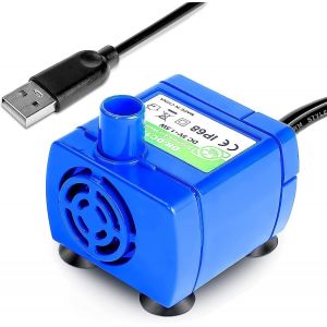 Pompe De Remplacement Pour Fontaine À Eau Automatique Pour Chat - Super Silencieuse Avec Câble De 170 Cm (Pas De Lumière Led) - Neuf