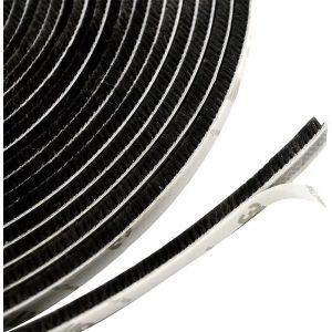 Bande D'étanchéité Autocollante Pour Porte Et Fenêtre,10m Joint Brosse Pour Porte Fenetre,Pour Sceller Les Espaces Entre Portes Et Les Fenêtres(9mmx5mm,Noir) - Neuf