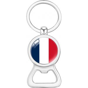 KAL-Drapeau De L'Allemagne Ouvre-Bouteille De Bière Porte-Clés Ouvre-Bouteille Portable Clef Voiture En Métal Verre Cristal Porte-Clés Souvenir Voyage Cadeau Porte-Clés Accessoires(France) - Neuf