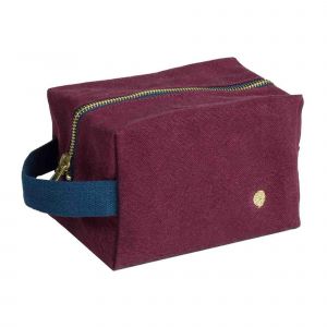 Trousse cube Iona wine 15,5 x 10 x 10 cm La Cerise sur le G&acirc;teau - Neuf