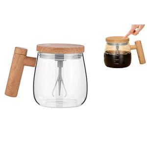Mug &Eacute;lectrique Auto-M&eacute;langeur D'une Capacit&eacute; De 400 Ml Avec Sous-Verre Chauffant Usb - Neuf