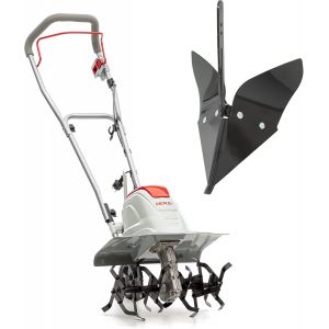 ASFASFq-Ikra Motobineuse électrique FEM 1500, Largeur de Travail Flexible 17-45 cm, 1500 W, charrue Inclus - Neuf