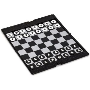 Jeu D'&eacute;checs Magn&eacute;tique Pliable De Voyage (20 Cm) - Portable Et Id&eacute;al Pour Les Voyages - Neuf