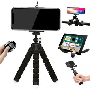 lbgwp60-Na-E-Ve Trépied Pour Téléphone Portable Avec Télécommande Universelle - Trépied Pieuvre Avec Télécommande Bluetooth, Rotation À 360 Degrés, Noir - Neuf