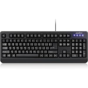 Keyboard Compatible Periboard-517 Usb Black Us - Neuf