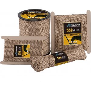 Eryi-Paracorde 250 Kg, Corde De Parachute De Type Iii À 7 Brins De 15,2 M 4 Mm, Corde De Parachute En Nylon Haute Résistance Pour Camping, Survie, Tactique Et Randonnée, Camouflage Désert - Neuf