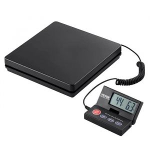 Vevor Balance Postale Num&eacute;rique 50 Kg P&egrave;se-Colis De Pr&eacute;cision 2 G Avec Minuterie Fonction Tare Maintien &Eacute;cran Lcd Pliable 90&deg; Ba147 - Neuf