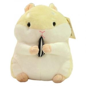 Porte-clés en peluche mignon hamster, petite souris, pendentif, poupée, cadeau pour fille-Beige - Neuf