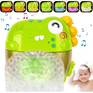 ERYI-Jouet De Bain Pour Bébé Jouet De Bain Dinosaure Bulle Avec Musique Jouet De Bain Bébé À Partir De 1 2 3 4 5 6 Ans Jouet De Bain Pour Bébé Jouet D'Eau Cadeaux Pour Enfants Pour Garçons Et Filles - Neuf