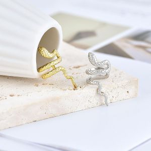 Cmjaagur-3 Paires Boucles D'oreilles Serpent Femme Faux Piercing Boucles D'oreilles Clips Fille Boucles D Oreilles Femme Serpent Or Boucles D'oreilles Non Percées Noir Boucles D'oreilles En [M1989] - Neuf