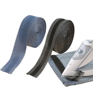 Ourlet Thermocollant,Pantalon Couture Ruban Autocollante Bande D'ourlet Autocollante 10 Mètres,Pantalons Ruban À Ourler,Aucune Couture Nécessaire,Thermocollante,Pour Jeans (Black Blue) - Neuf