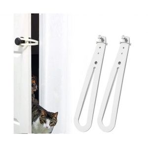 Lot De 2 Sangles De Verrouillage Pour Porte De Chat, Pour La S&eacute;curit&eacute; Des Enfants Et Le Contr&ocirc;le D'acc&egrave;s Des Animaux - Neuf