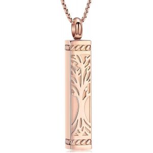 Kal-Collier Fun&eacute;raire En Forme D'arbre De Vie - Bijou Pour Cendres - Bijou Souvenir Pour Femmes Et Hommes - Neuf
