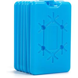 KALANKA-Pain De Glace pour Sac Isotherme,6 Pièces Ice Pack pour Sac à Lunch, Pack Réfrigérant Ultra-Fin De 200 ML, pour Camping,Pique-Nique, 10 x 16 x 1.5 cm - Neuf