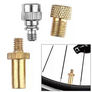 8-20set Adaptateurs De Valve De Vélo Presta Vers Schrader + Extension De Valve Presta De Vélo En Alliage D'aluminium Pour Accessoires De Réparation De Vélo - Neuf