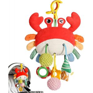 SUBZONAL-Jouets de Poussette pour Bébés de 0 à 12 Mois, Jouets Sensoriels pour Bébé de 0, 3, 6, 9, 12 Mois, Jouet d'Apprentissage Précoce pour Poussette, Voiture, Nouveau-Né, Jouet Suspendu pour Nour - Neuf